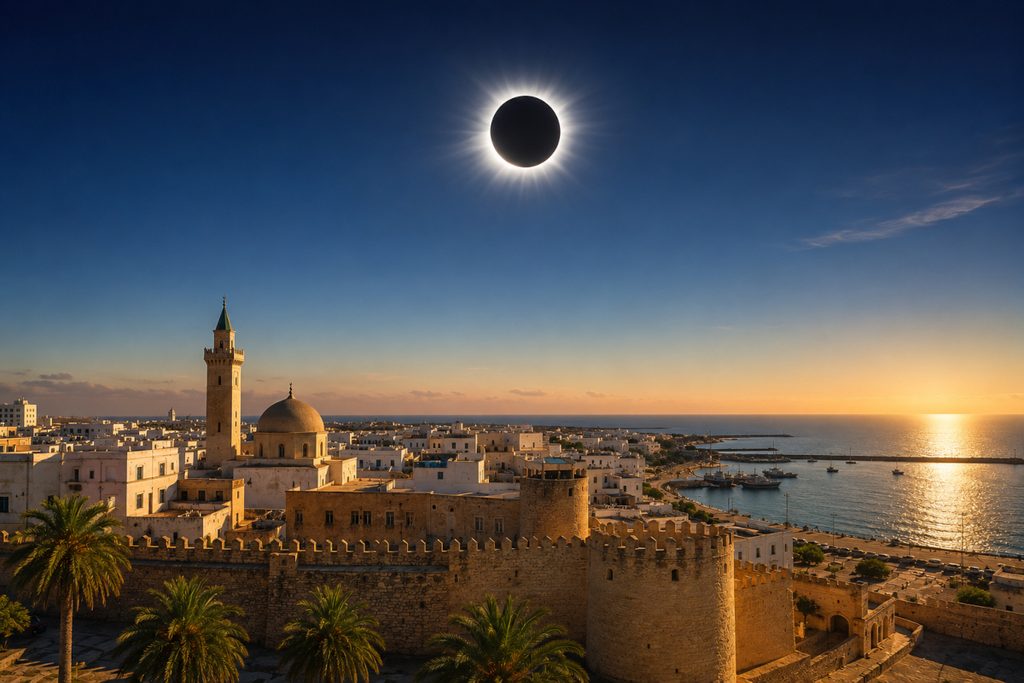 Túnez, un lugar privilegiado para vivir el eclipse total de Sol de 2027